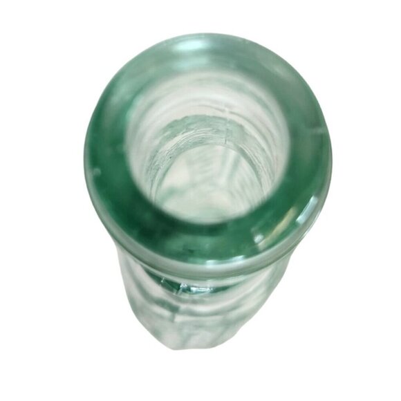 Vintage Vetreria Etrusca VE Light Sage Green Glass Fish Shaped Bottle Italy - Picture 3 of 6